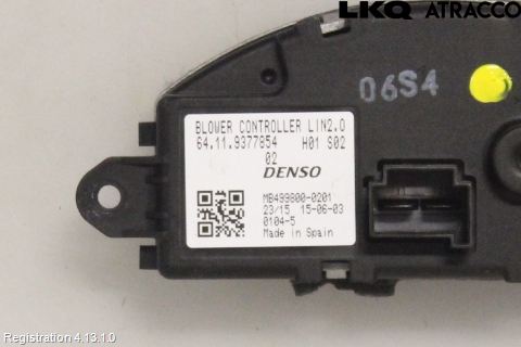 BMW 2 F45 Active Tourer 14-21 Varmeapparat Viftemotstand