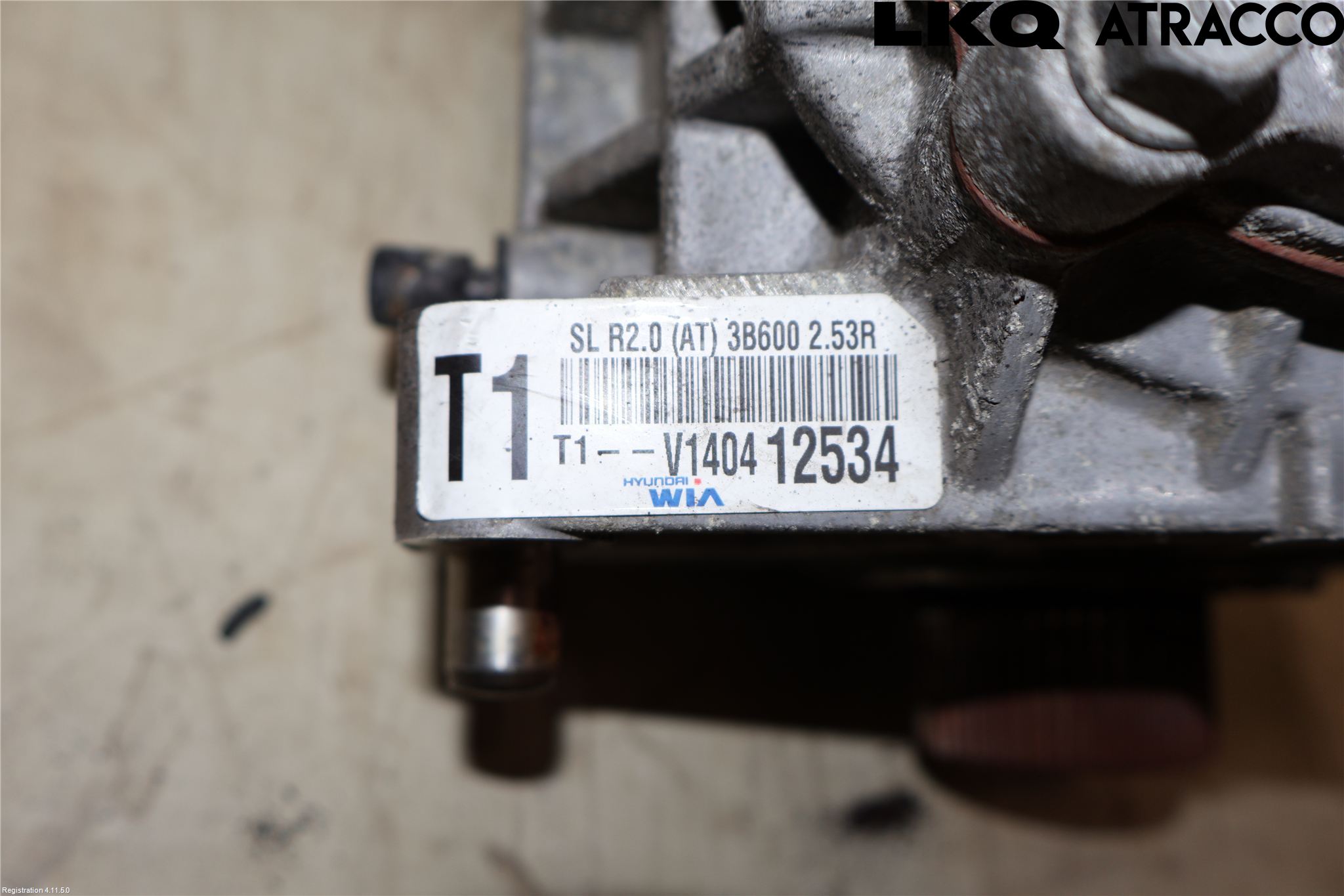 Kia SPORTAGE (QL) 16-21 Gearkasse Fordelingskasse