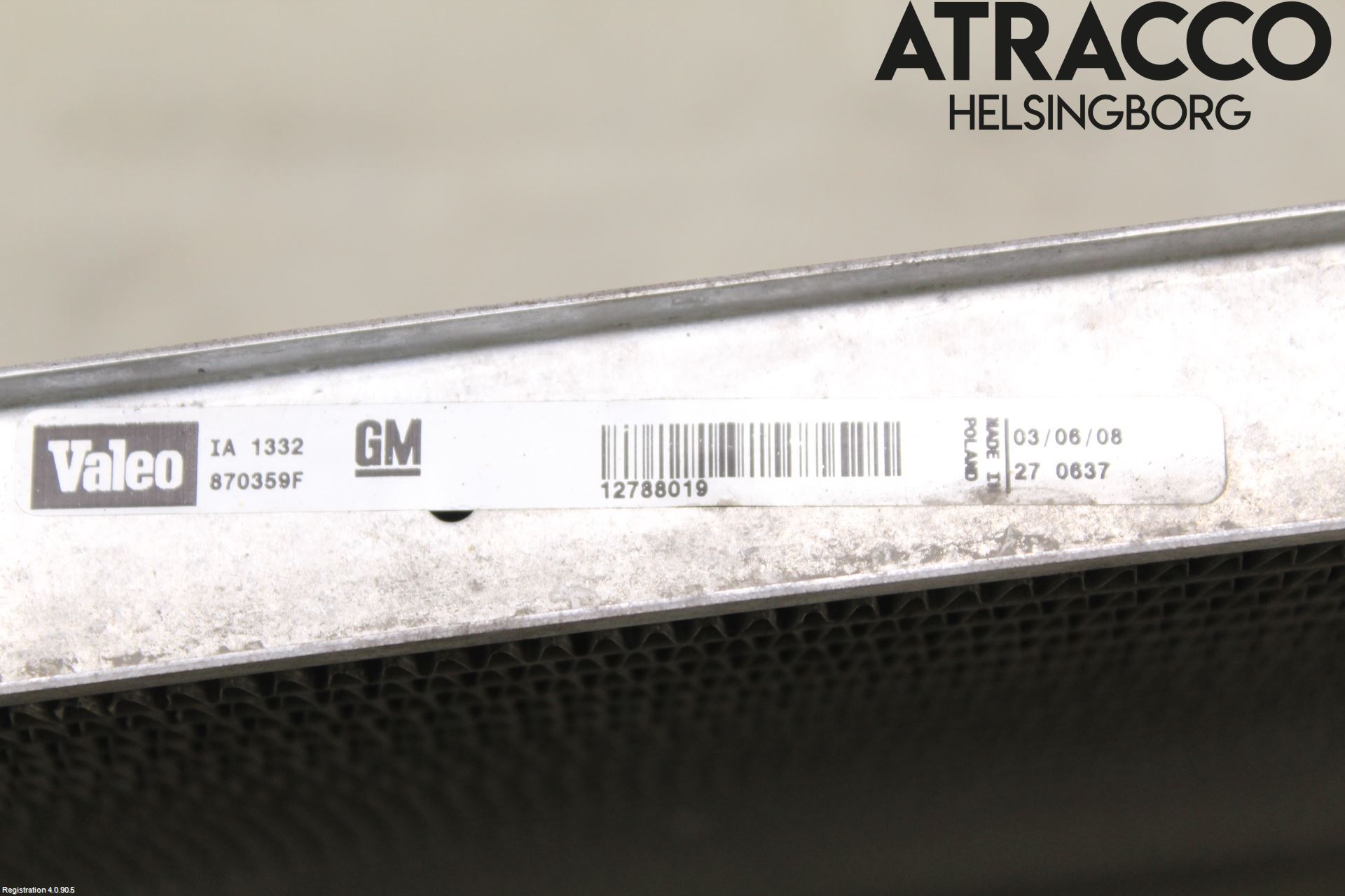 Saab 9-3 VER2/VER3 08-15 Intercooler Radiator