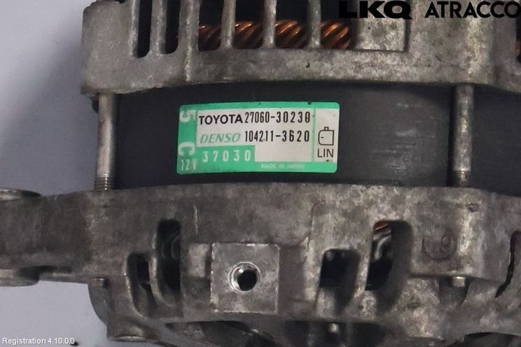 Toyota HILUX 16- Dynamo