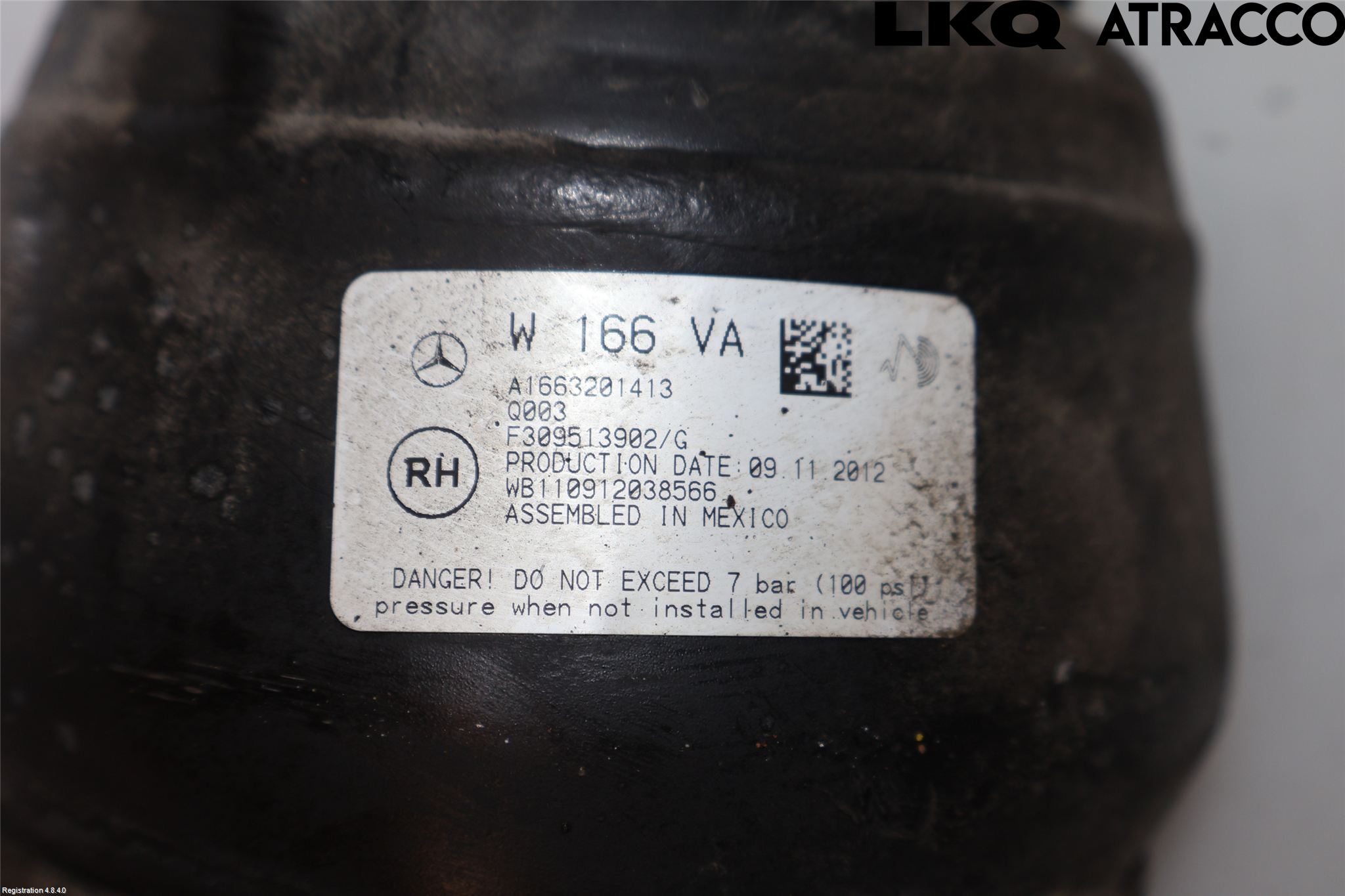 Mercedes-Benz MB ML/GLE-KLASS (W166) 12-18 Fjærbein Foran Høyre