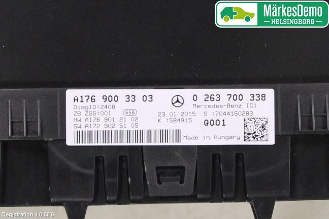 Mercedes-Benz MB A-KLASS (W176) 13-18 Instr Kombinert