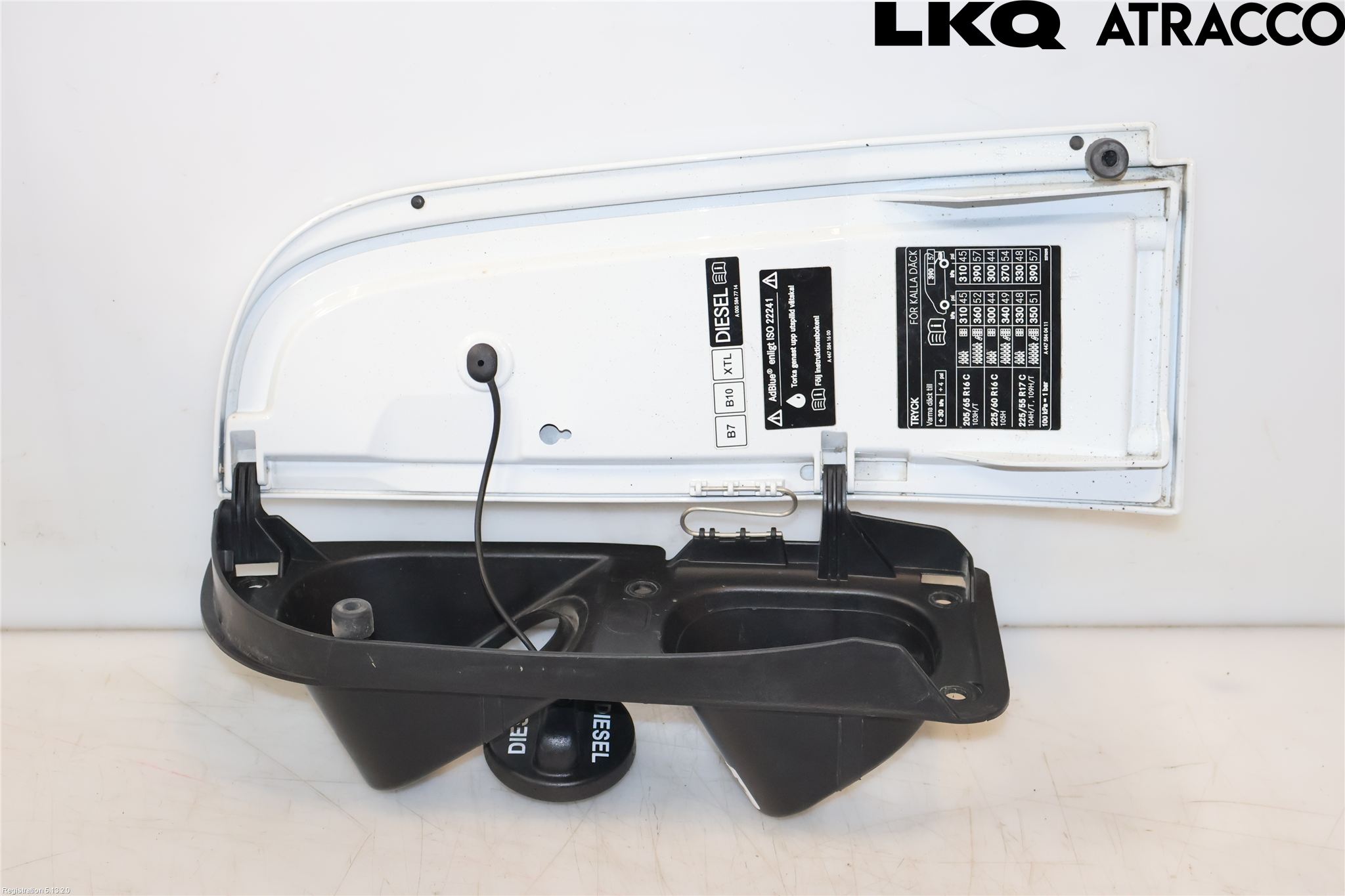 Mercedes-Benz MB VITO/V-KLASS (W640,W447,W448) 14- Drivstoff Tankluke
