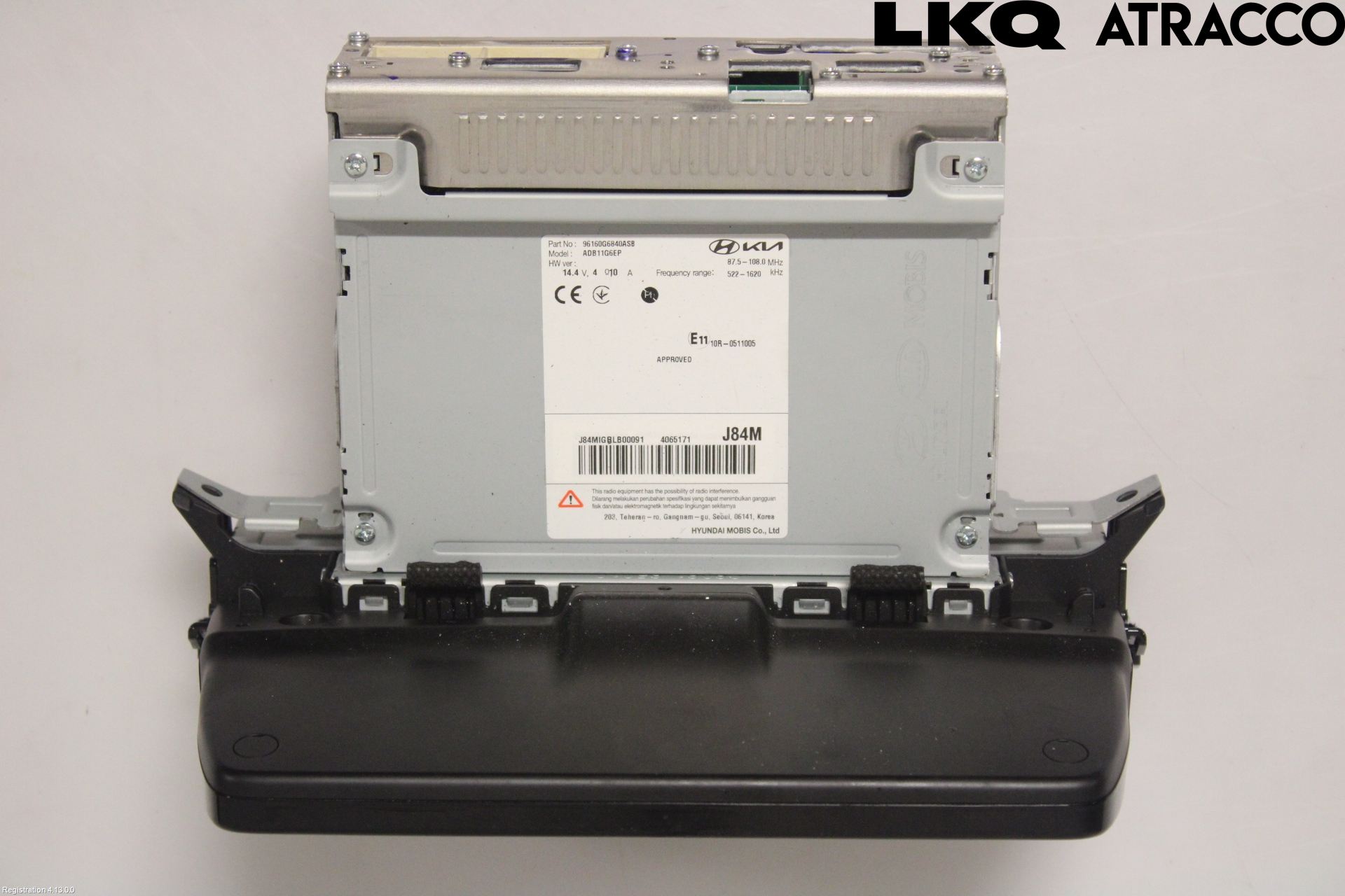 Kia PICANTO 17- Stereo Radio Med Cd