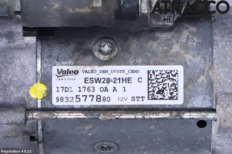 Peugeot EXPERT/E-EXPERT 17- Startmotor Diesel