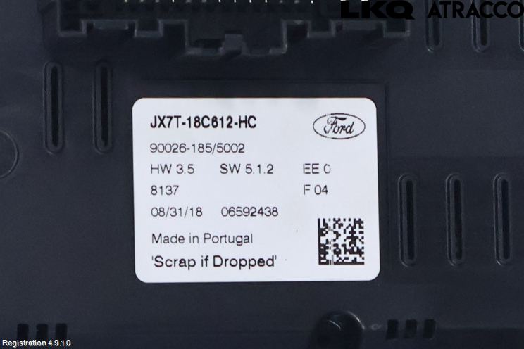 Ford FOCUS 19- Varme Ac Betjening-Display