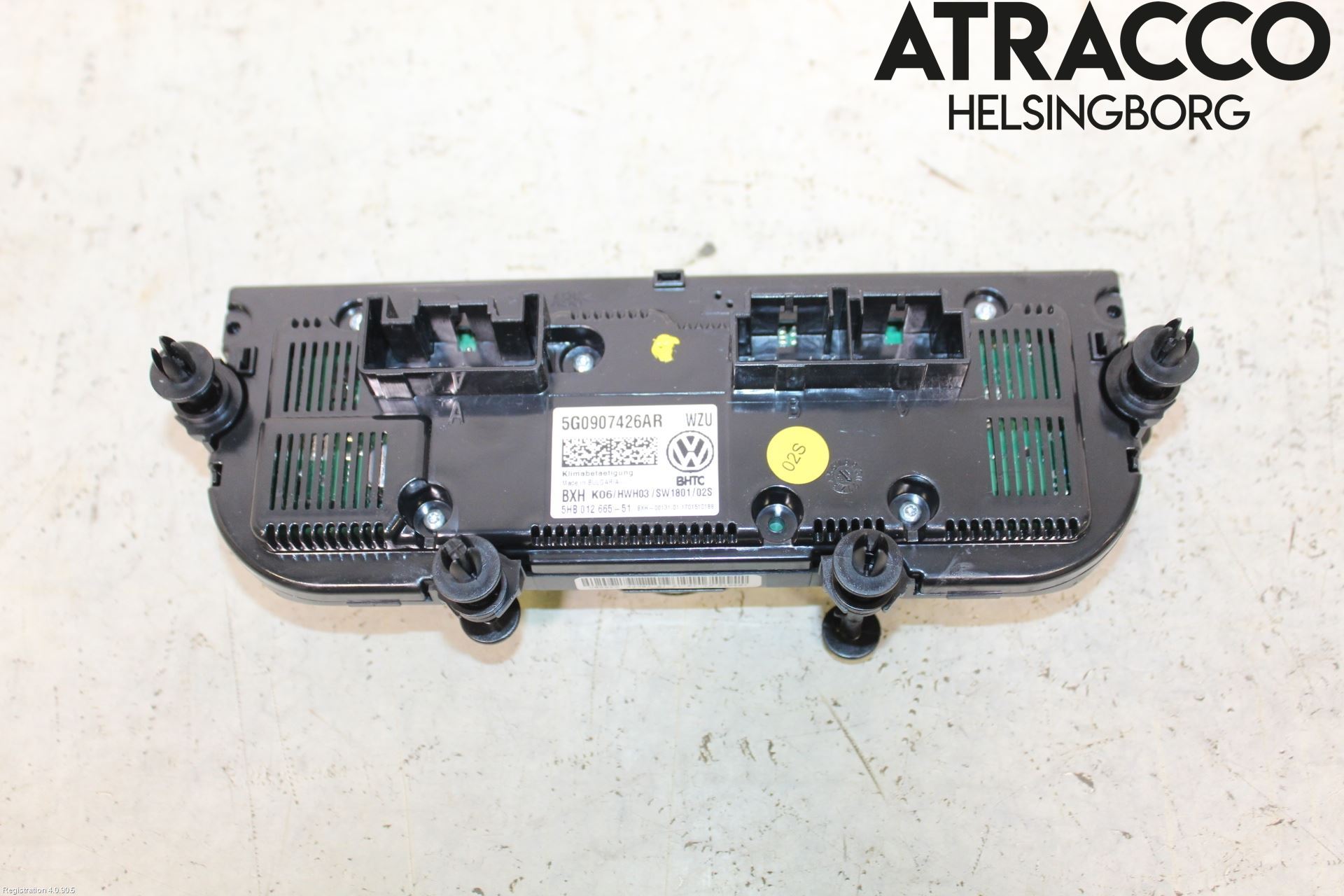 Volkswagen VW GOLF / E-GOLF VII 13-20 Varme Ac Betjening-Display