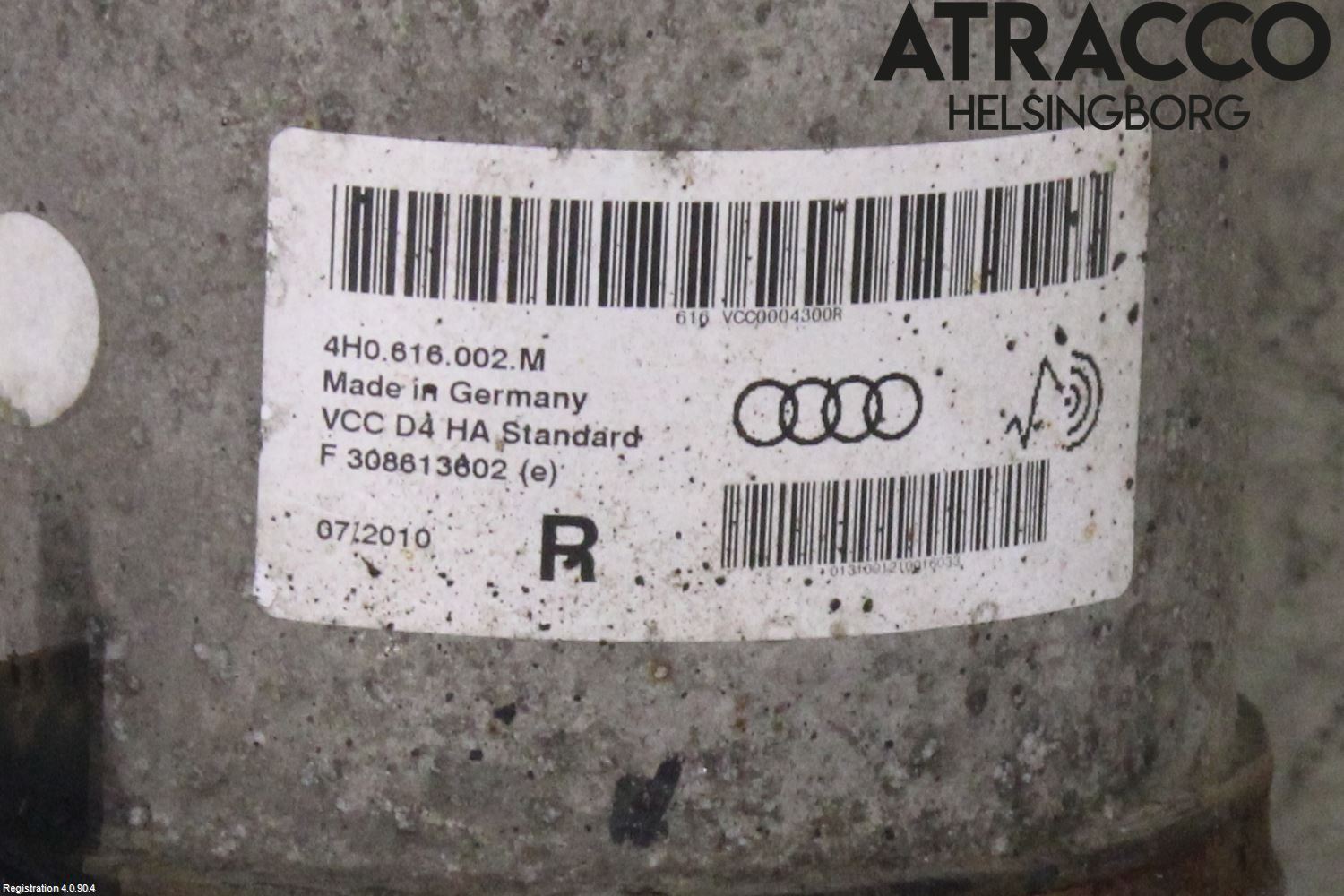 Audi A8/S8 4H 10-17 Fjærbein Bak Høyre