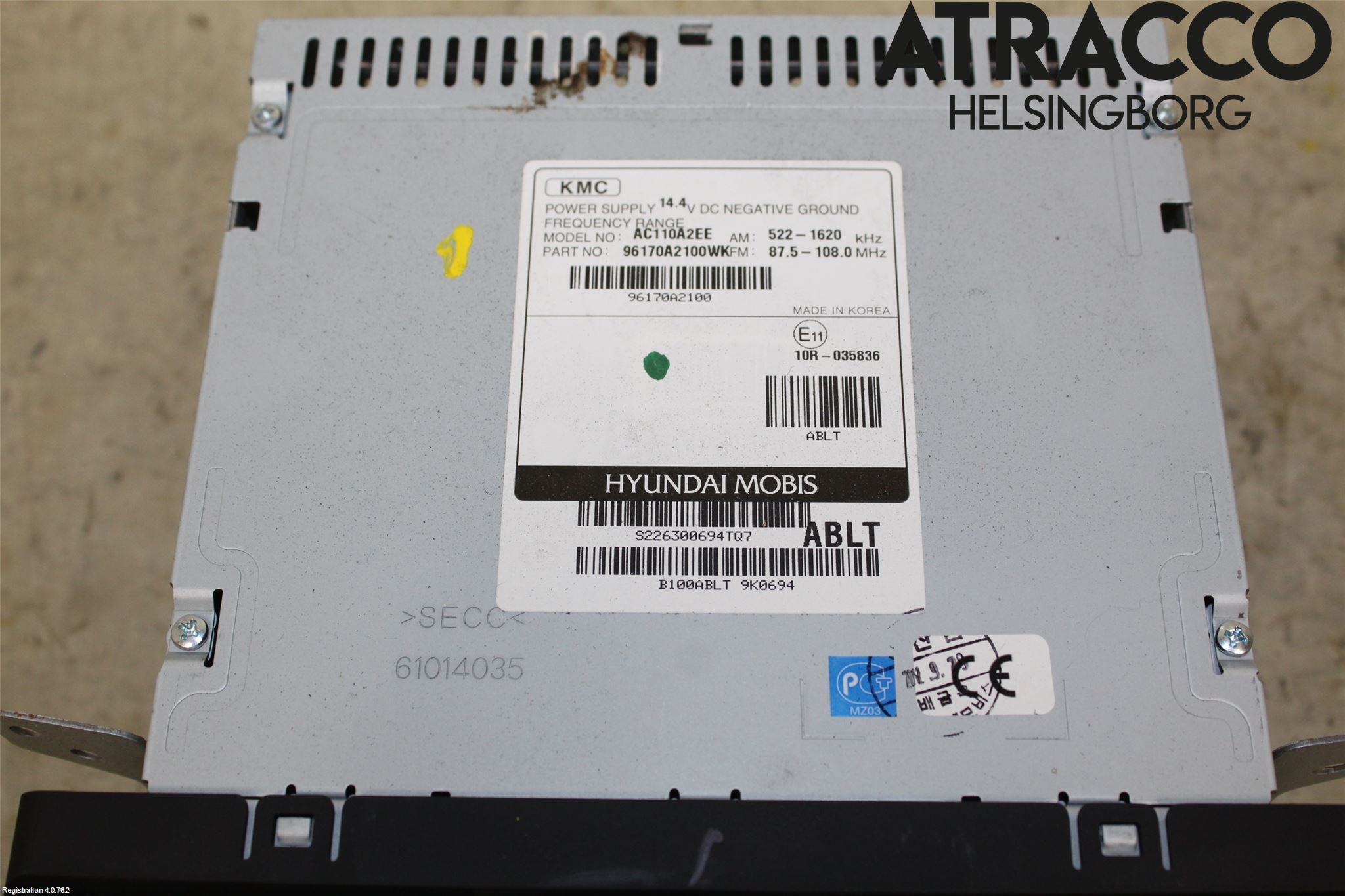 Kia CEED 12-18 Stereo Radio Med Cd