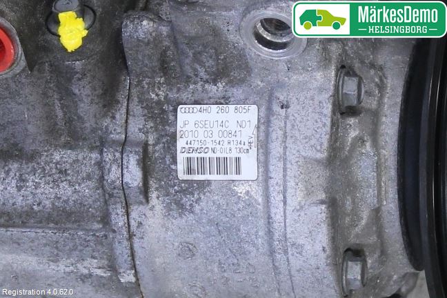 Volkswagen VW TOUAREG 7P 11-18 Varme Ac Kompressor