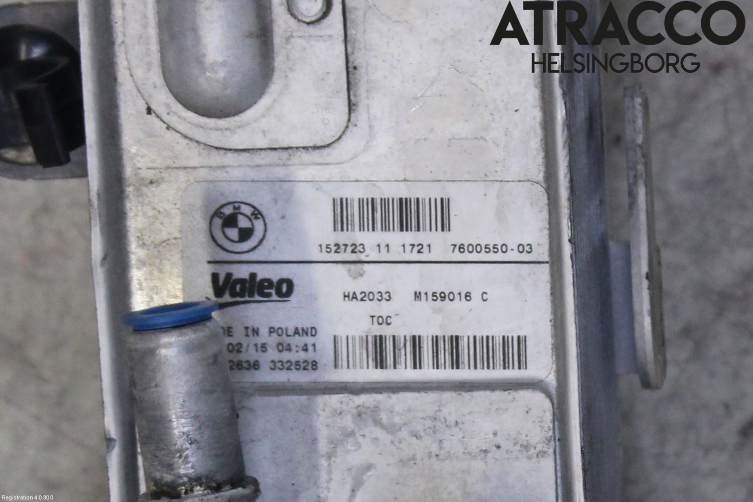 BMW 4 F32/F33/F82/F83 13-20 Radiator Oljekjøler Automatgea