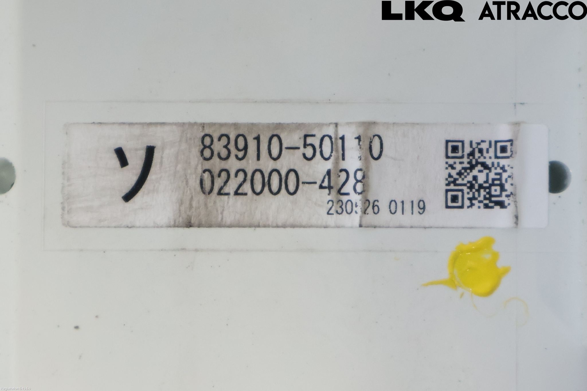 Lexus ES 250/300/330 Instr Klokke