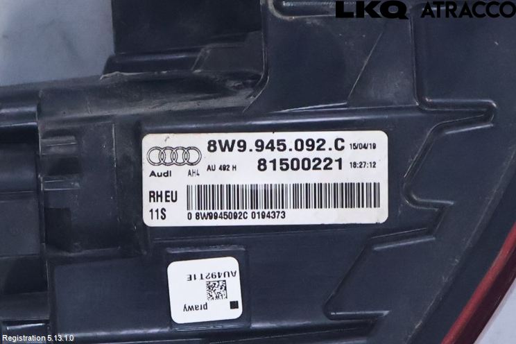 Audi A4 ALLROAD 17- Baklykt Høyre