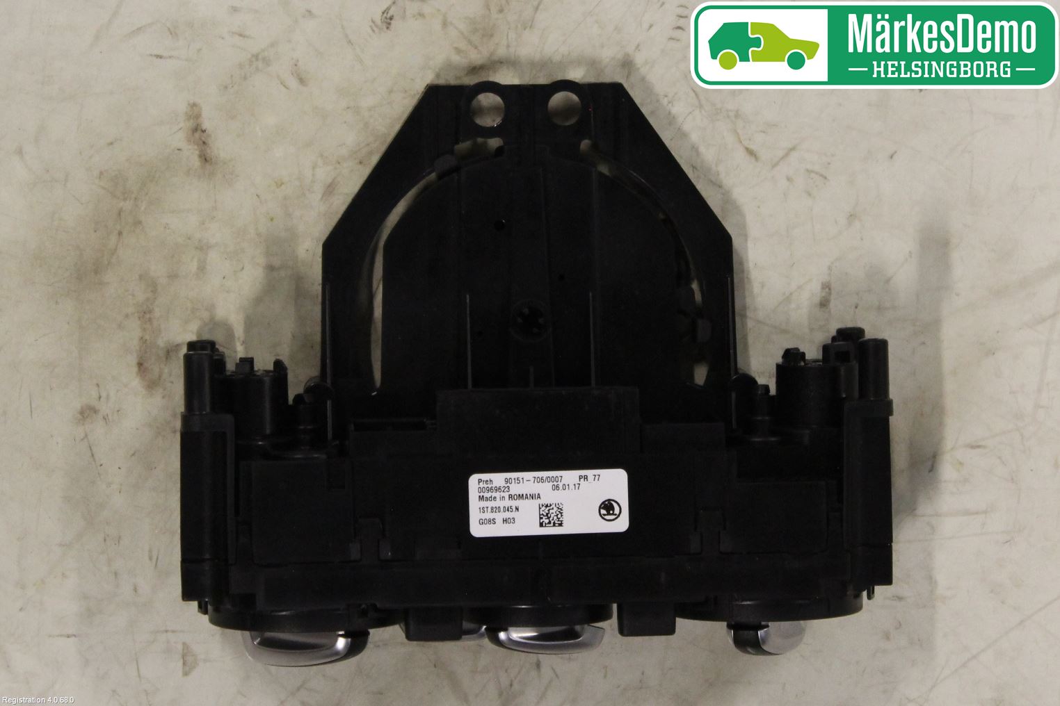 Skoda CITIGO / CITIGO E IV Varmeapparat Panel(Regulering)