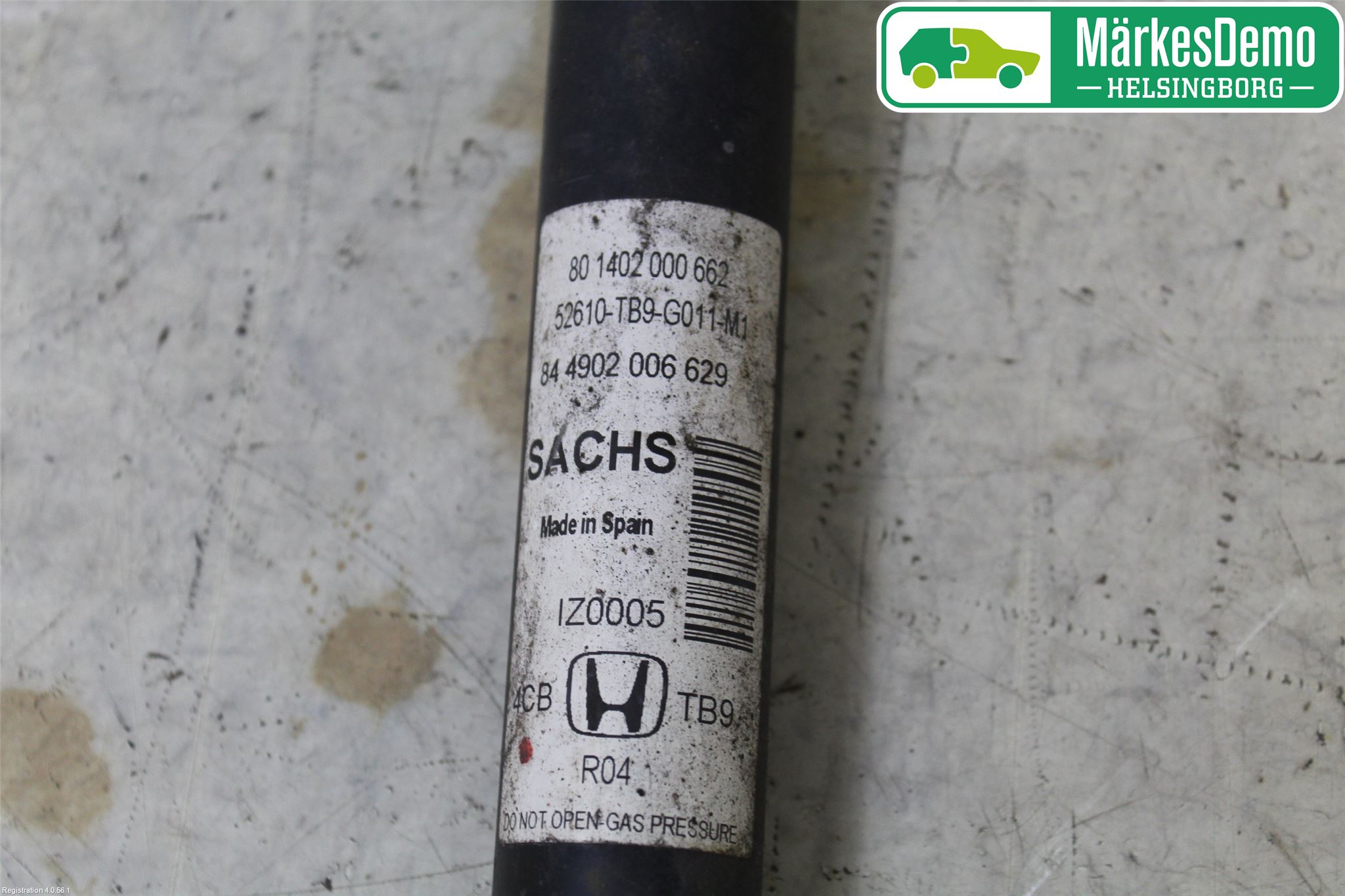 Honda CIVIC 12-16 Støtdemper Bak