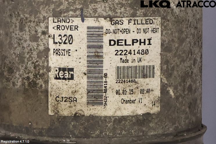 Landrover RANGE ROVER SPORT (L320) 05-09 Fjærbein Bak Høyre