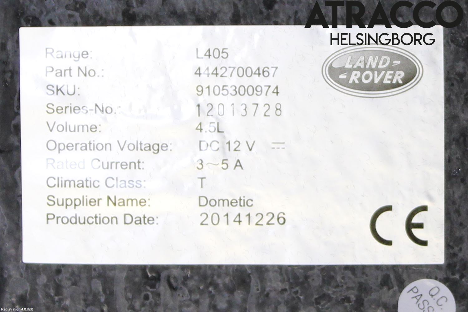 Landrover RANGE ROVER SPORT (L494) 14-22 Varme Ac Øvrig