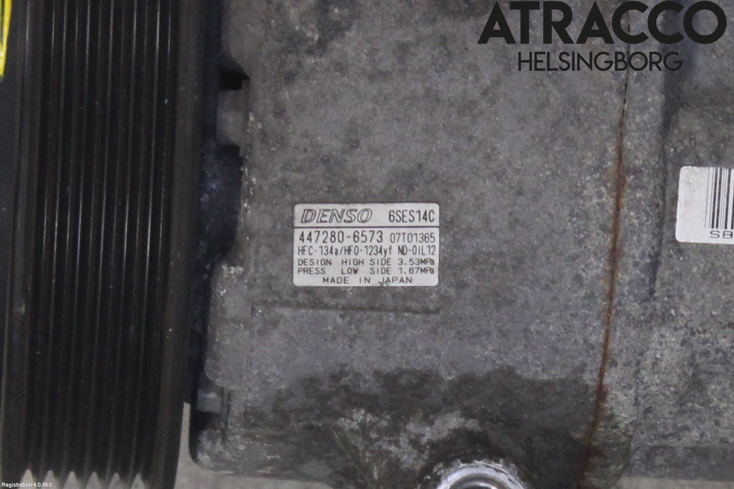 Toyota AVENSIS 16-18 Varme Ac Kompressor