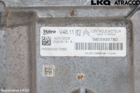 Citroen C3 10-17 Styreenhet Innsprøytning