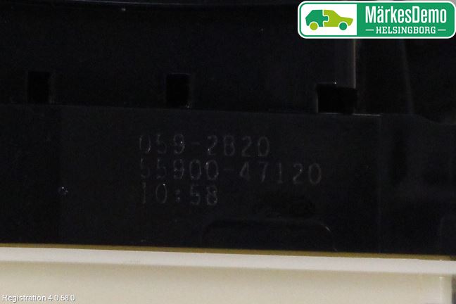 Toyota PRIUS ZVW30 09-20 Varme Ac Betjening-Display
