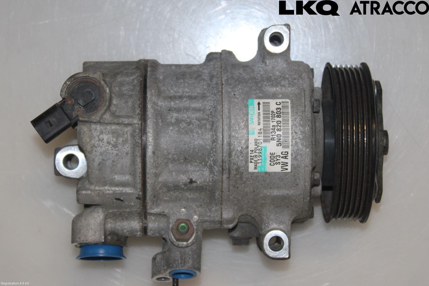 Audi A3/S3 05-13 Varme Ac Kompressor