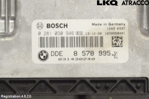 BMW 5 F10/F11/F18 09-17 Styreenhet Dieselpumpe