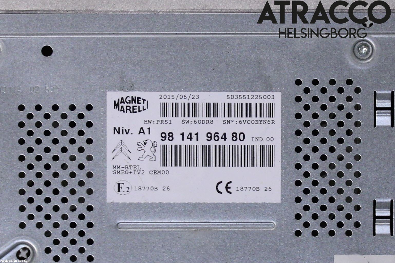 Citroen DS3 Stereo Radio
