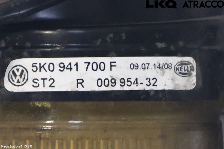 Volkswagen VW TIGUAN 07-16 Frontlykt-Kurve-Tåkelys