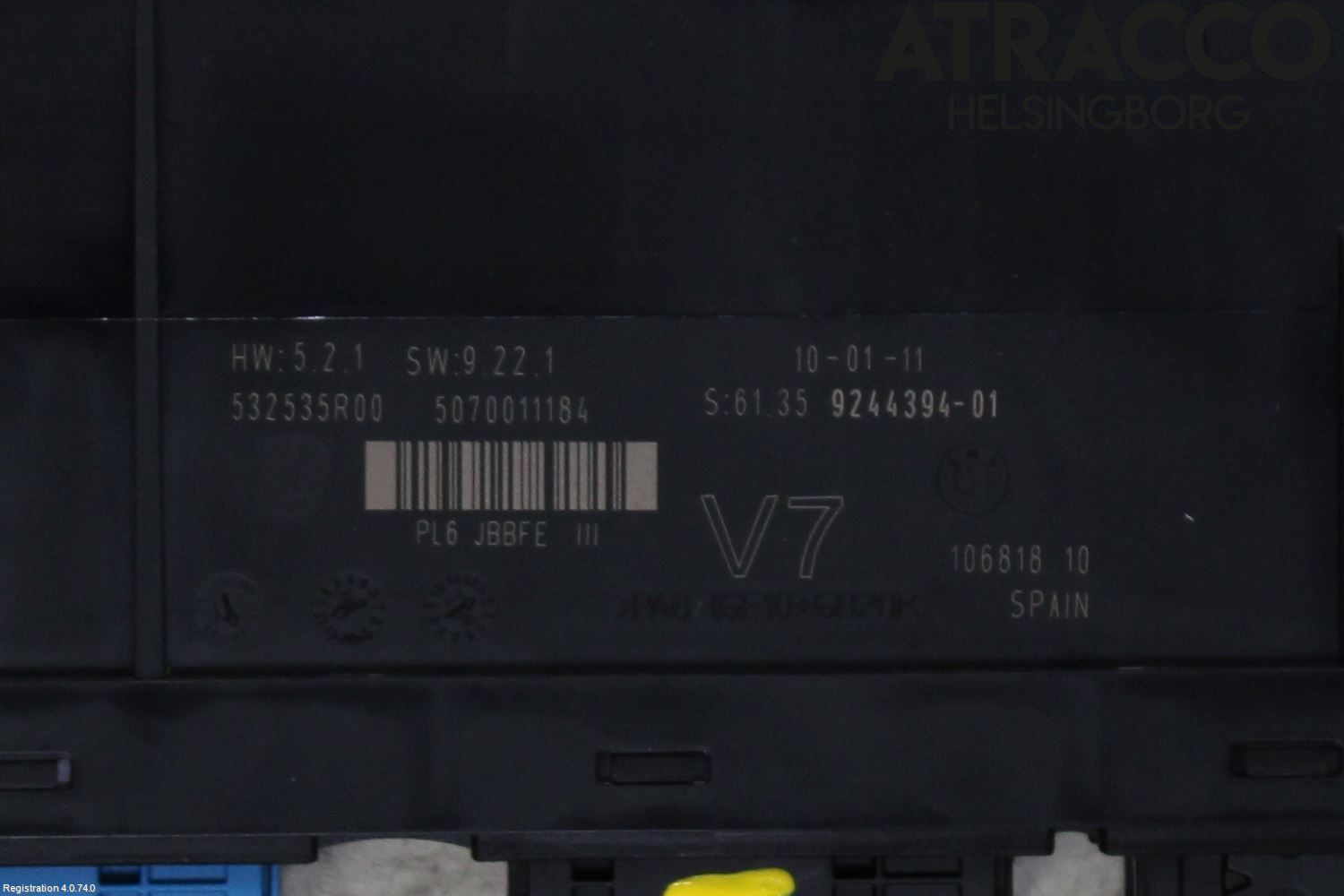 BMW 5 F10/F11/F18 09-17 Styreenhet Øvrig