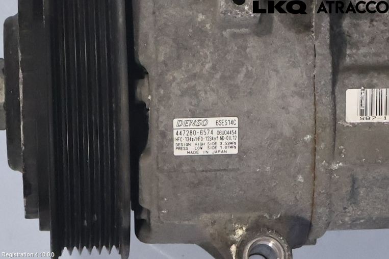 Toyota VERSO 09-18 Varme Ac Kompressor