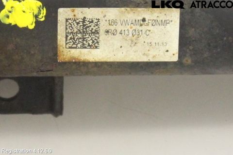 Volkswagen VW POLO 10-17 Fjærbein Foran Høyre