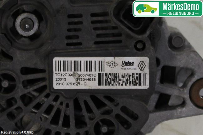 Dacia LODGY 12-18 Dynamo