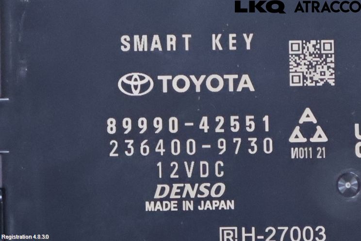 Toyota RAV4 19- Styrenhet Nyckellös System