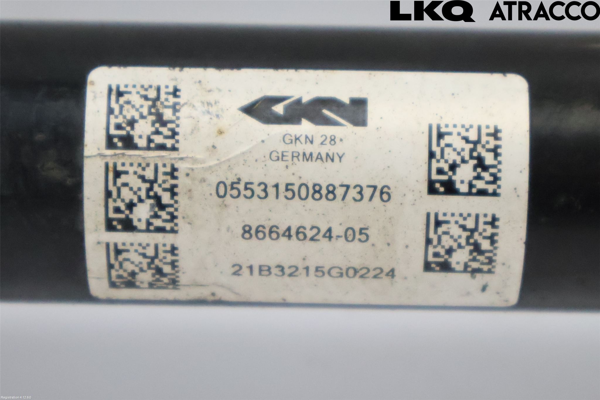 BMW 5 G30/G31/F90 17-23 Drivaksel Bak Kompl Høyre