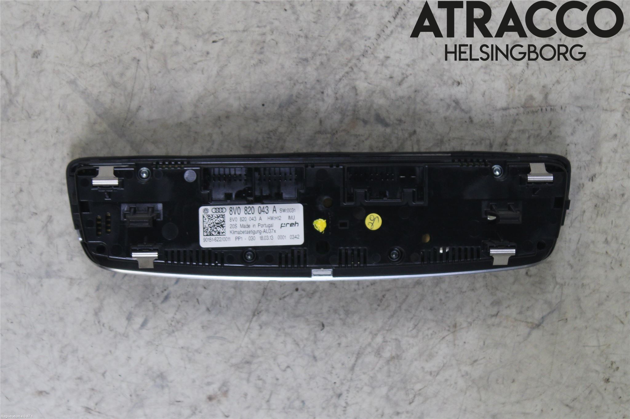 Audi A3/S3 8V 13-20 Varme Ac Betjening-Display