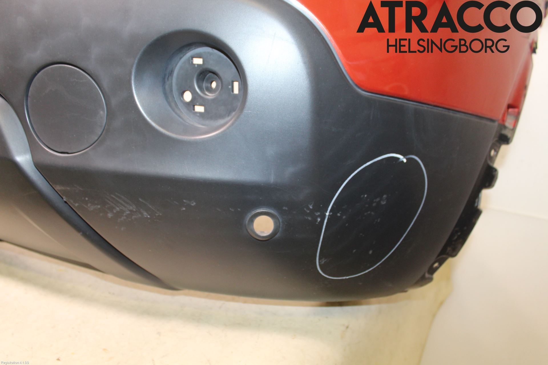 Nissan QASHQAI   07-10 Støtfanger Bak Overtrekk