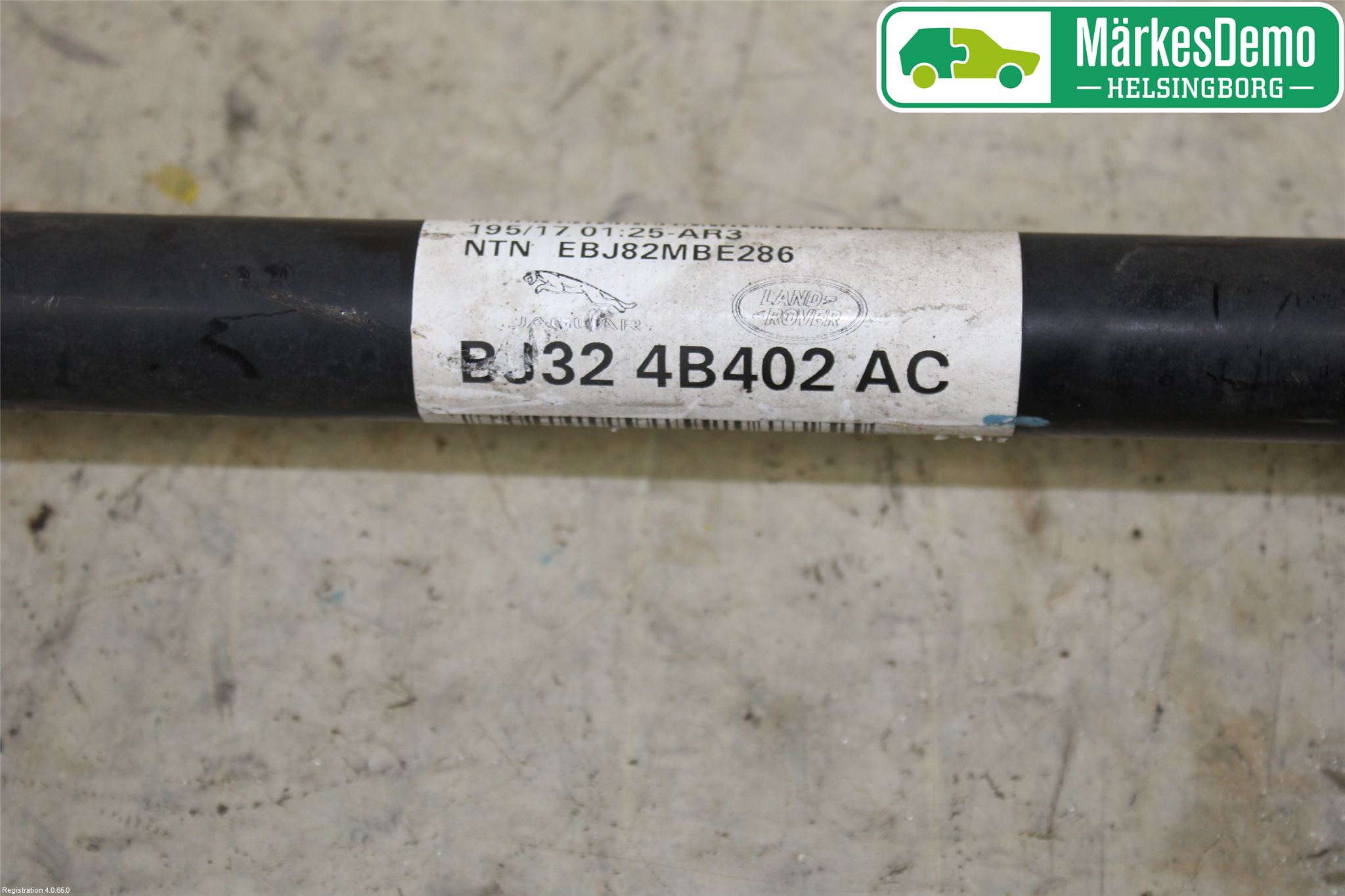 Landrover LAND ROVER RANGE ROVER EVOQUE (L538) 11-18 Drivaksel Bak Kompl Venstre