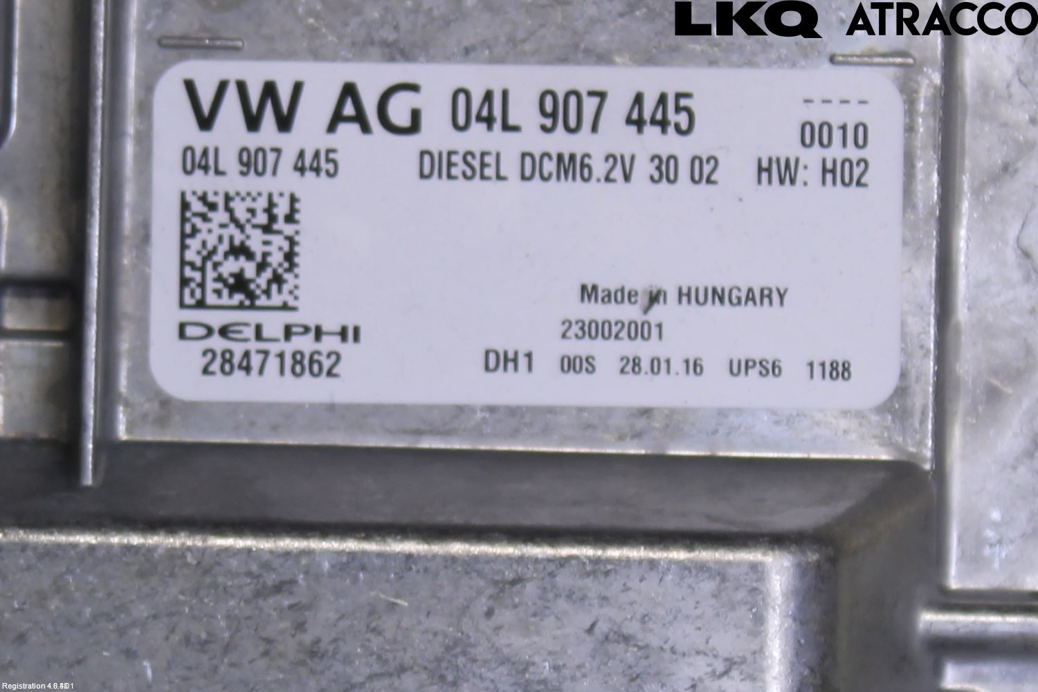 Volkswagen VW TRANSP/CARAVELLE (T6) 16-22 Styreenhet Dieselpumpe