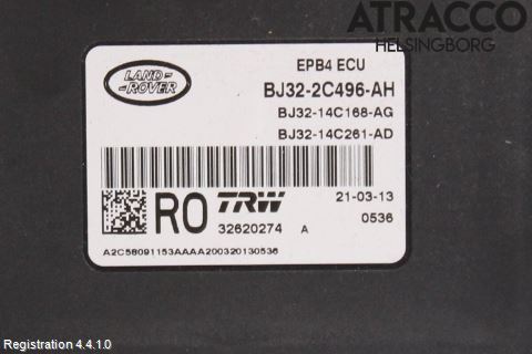 Landrover LAND ROVER RANGE ROVER EVOQUE (L538) 11-18 Styreenhet Parkbrems
