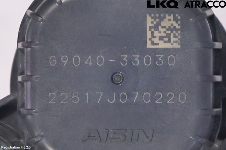 Lexus IS 250/350 14-20 Varme Sirkulasjonspumpe