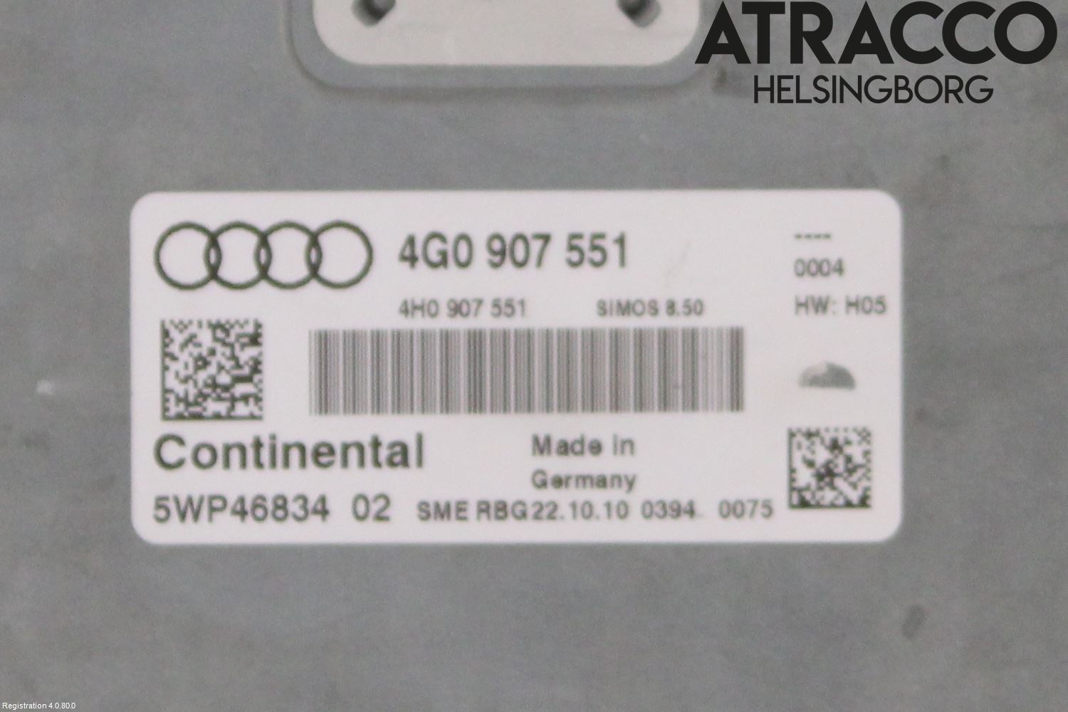 Audi A7/S7 4G 11-17 Styreenhet Innsprøytning