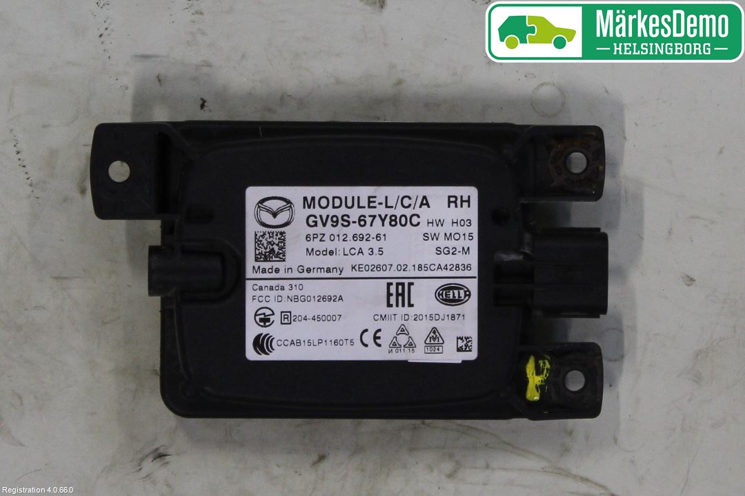 Mazda 6 13- Sensor Kollisjonsbeskyttelse