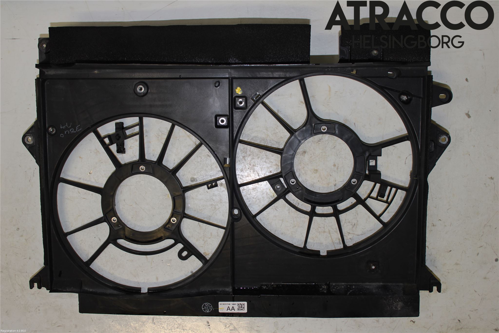 Toyota AVENSIS 09-15 Kjølevifte-Radiator Hus-Kåpe