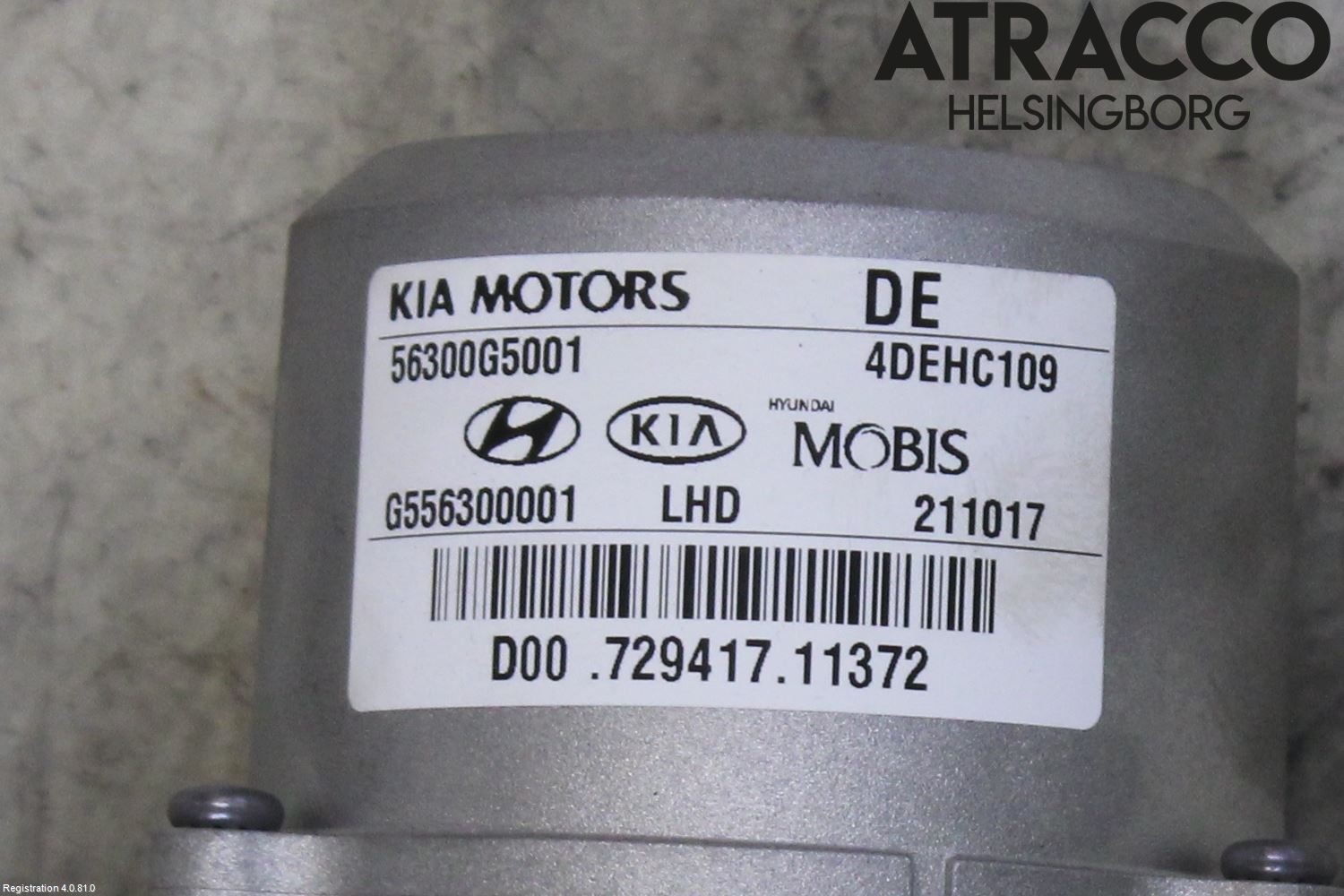 Kia NIRO (DE) 17-22 Rattakselaggregat Innebygd Servo