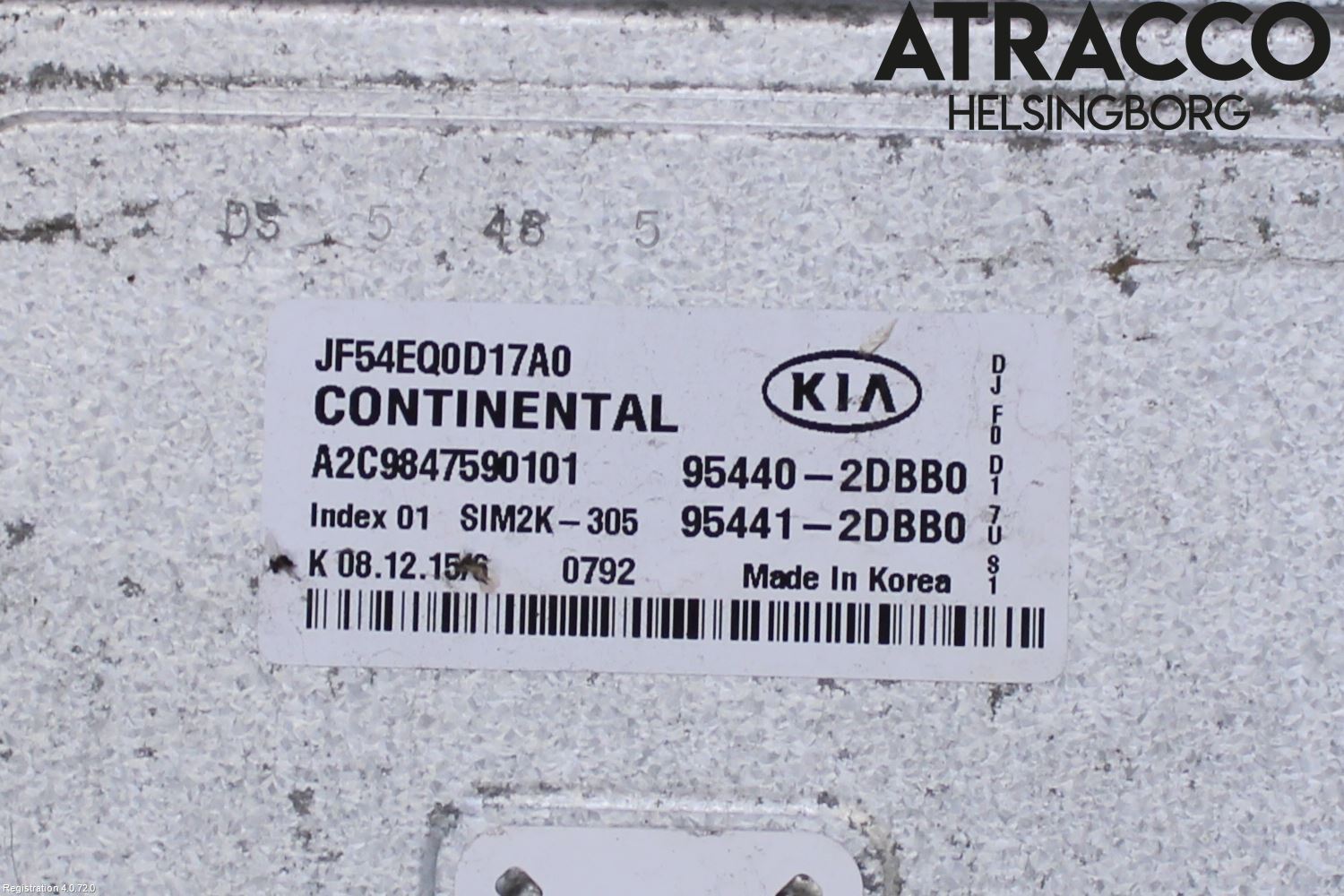 Kia OPTIMA 16-20 Styreenhet Gearkasse