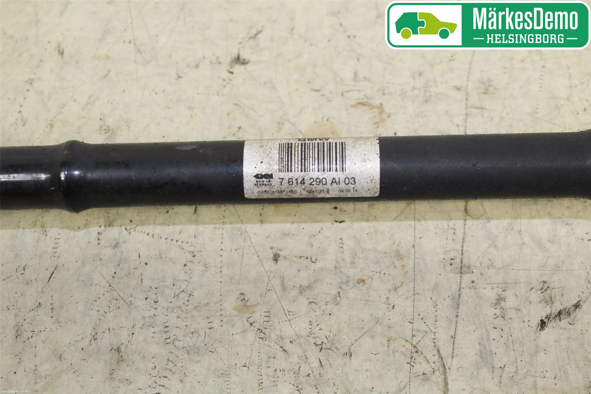 BMW 5 F10/F11/F18 09-17 Drivaksel Bak Kompl Høyre