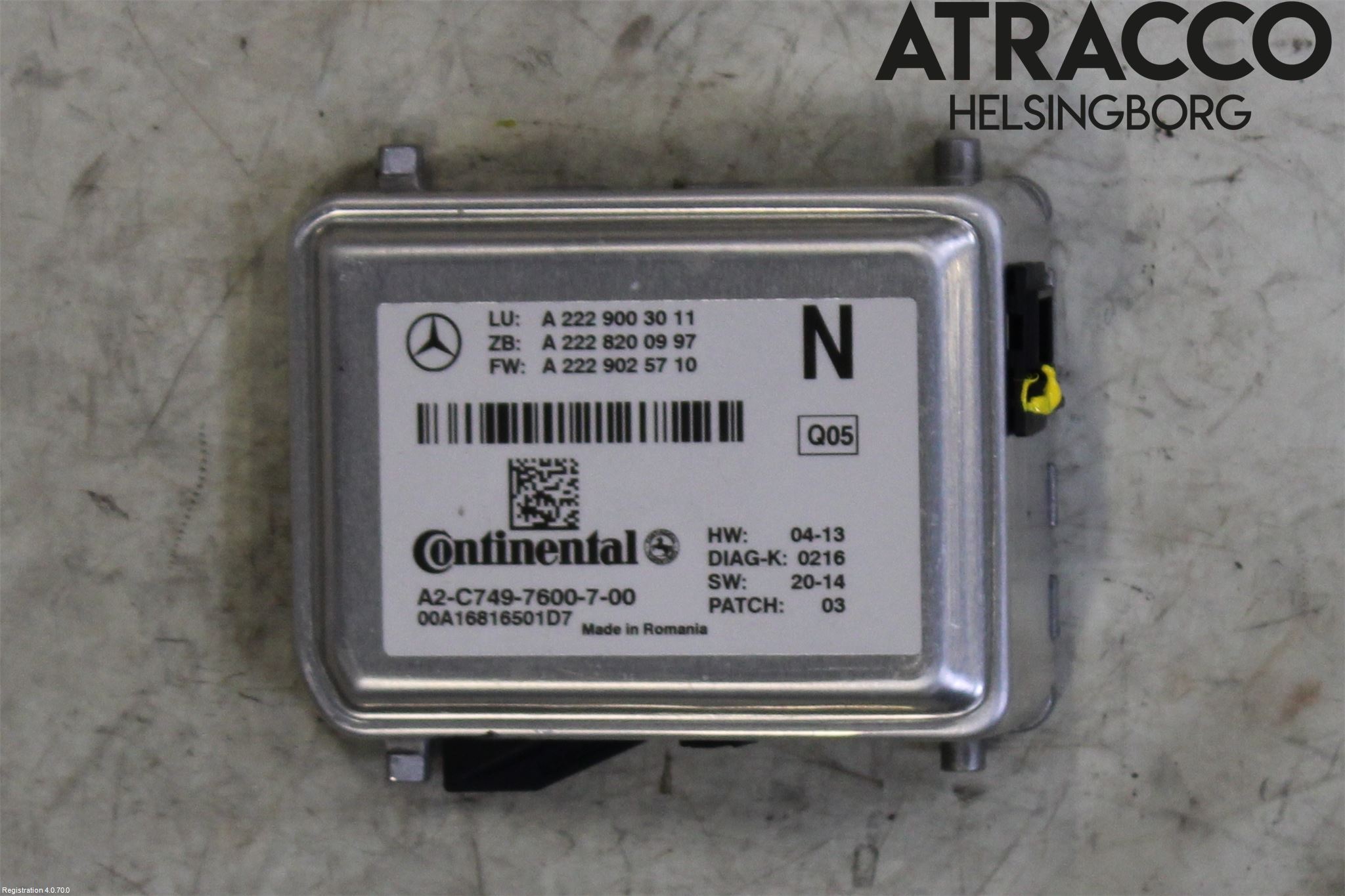 Mercedes-Benz MB GLC-KLASS (X253/C253) 15-22 Sensor Kollisjonsbeskyttelse