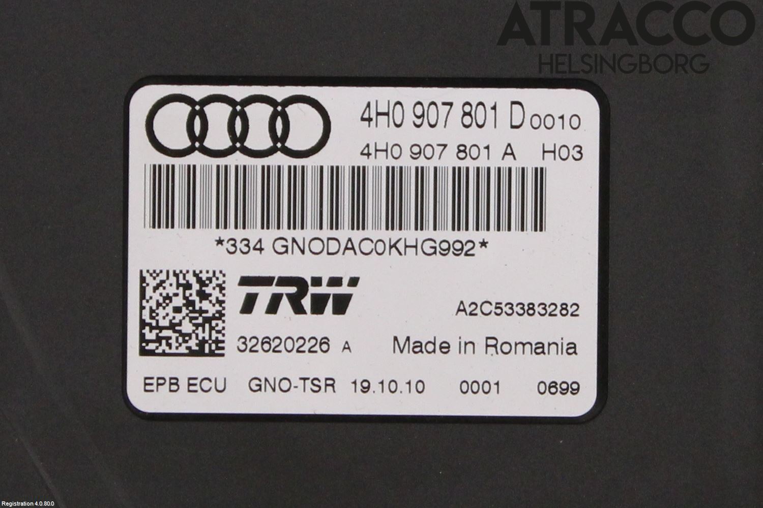 Audi A7/S7 4G 11-17 Styreenhet Parkbrems
