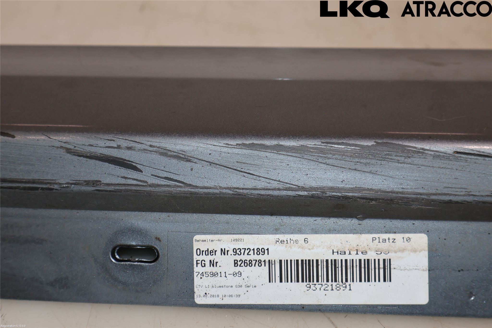 BMW 5 G30/G31/F90 17-23 Kanalskjørt Venstre