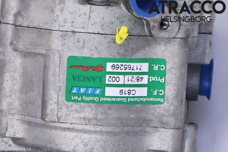Fiat 500 07- Varme Ac Kompressor